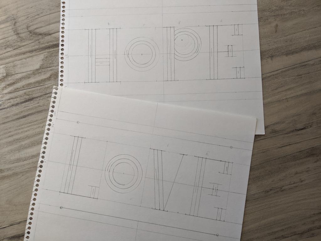 Amarie Lange Studio - Hope Love Sketches