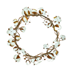 Amarie Lange Studio - Cotton Boll Wreath