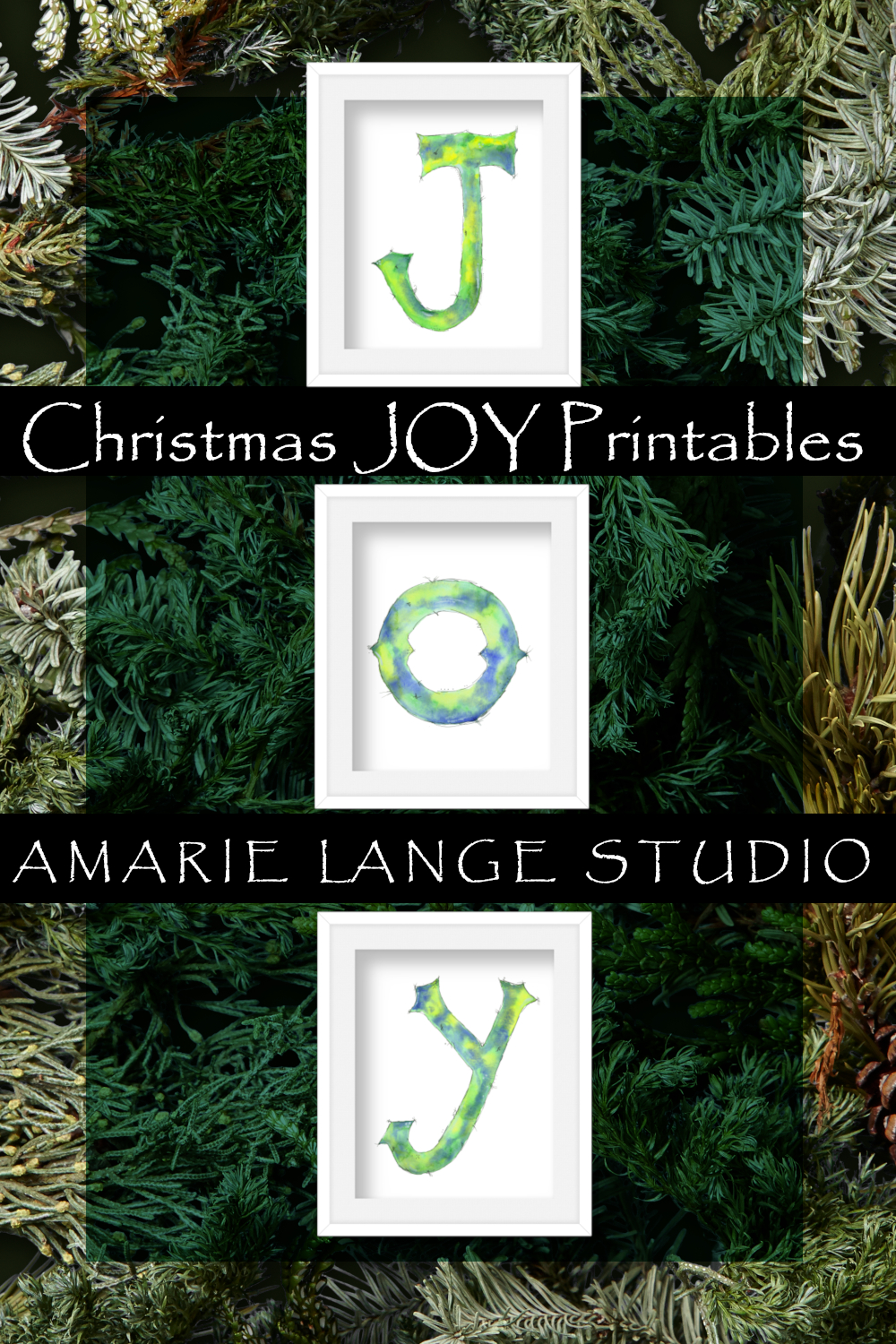 Christmas JOY Printables (+ a free DIY download) - Amarie Lange Studio