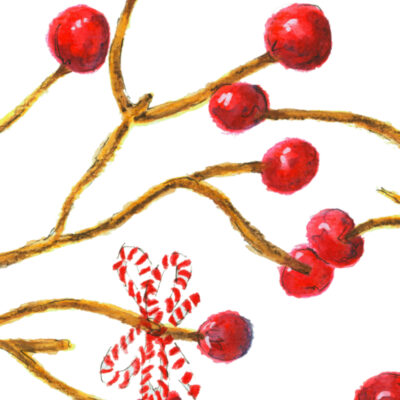 Christmas Berries Printable