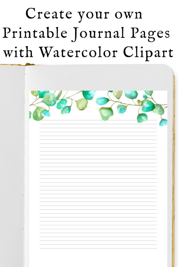 Watercolor Eucalyptus Leaves Clip Art